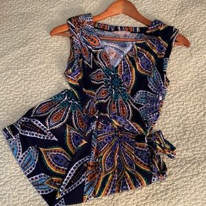 Banana Republic Patterned Faux Wrap Around Dress.